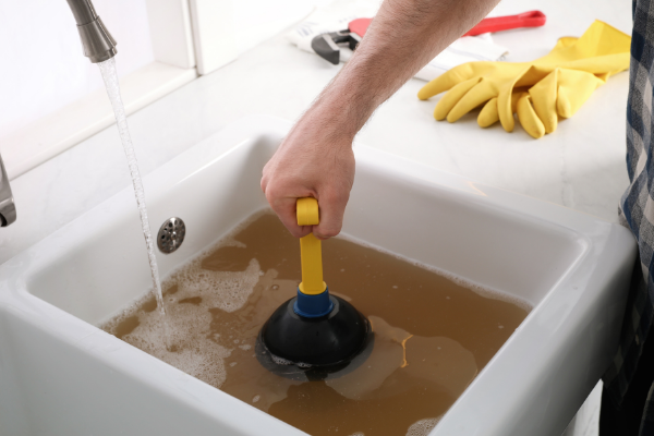 blocked sink repair